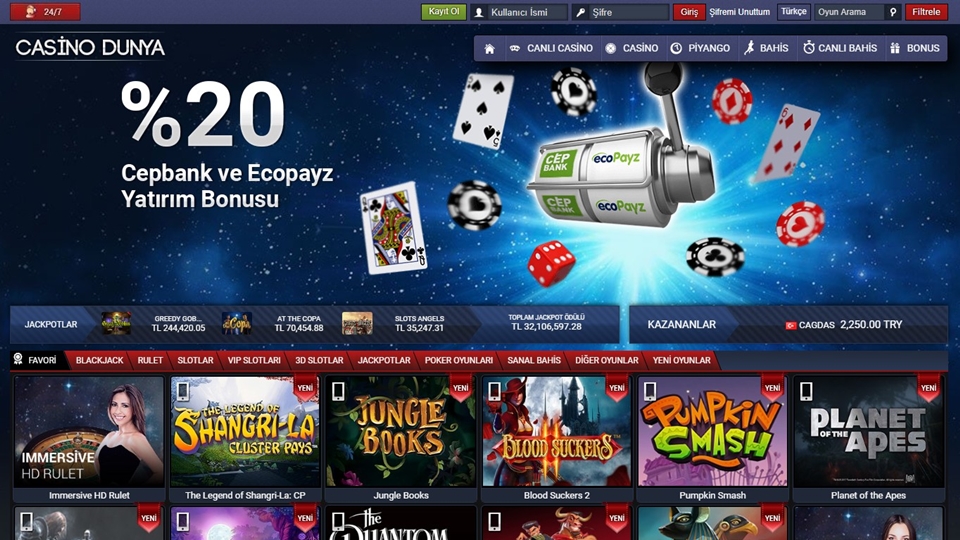 casinodünya web sitesi giriş sayfası