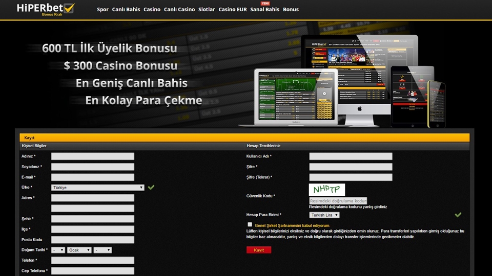 hiperbet web sitesi giriş sayfası